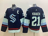 Seattle Kraken 21 Kraken Navy Adidas Jersey,baseball caps,new era cap wholesale,wholesale hats